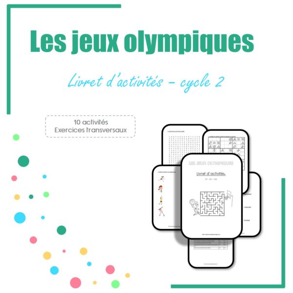 Livret d'activités les Jeux Olympiques Les Trésors de l'Apprentissage